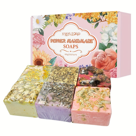 Petal Handmade Body And Face Soap Set, Natural Soap with Premium Essential Oils, Made from Natural Petal Ingredients